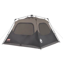 Coleman 4-Person Cabin Camping Tent With Instant Setup -Northcamp Supply Store 2000018017 rear new r 1
