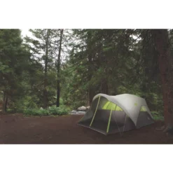Coleman 6-Person Steel Creek™ Fast Pitch™ Dome Camping Tent With Screen Room, Green -Northcamp Supply Store 2000018059 active