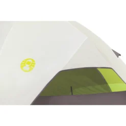 Coleman 6-Person Steel Creek™ Fast Pitch™ Dome Camping Tent With Screen Room, Green -Northcamp Supply Store 2000018059 awning