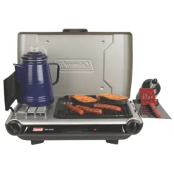 Coleman Deluxe Tabletop Propane 2-in-1 Grill/Stove, 2-Burner -Northcamp Supply Store 2000020925 r 12