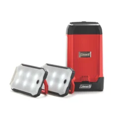 Coleman 2-panel 400 Lumen Lantern -Northcamp Supply Store 2000032683 coleman multi panel expansion 2 panel lantern duo red straight on 6