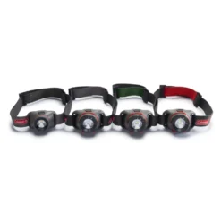 Coleman 300 Lumens LED Headlamp With BatteryGuard™ -Northcamp Supply Store 2000032701 2000032702 2000032703 2000032704 coleman batteryguard headlamp all sizes all colors light off straight on 1
