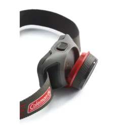 Coleman 300 Lumens LED Headlamp With BatteryGuard™ -Northcamp Supply Store 2000032704 coleman batteryguard headlamp 150M grey black red light off side view profile