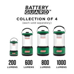 Coleman 1000 Lumens LED Lantern With BatteryGuard™, Green -Northcamp Supply Store 2000033983 6 ATF