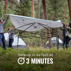 Coleman OneSource™ 10 X 10 Canopy Shelter With LED Lighting & Rechargeable Battery -Northcamp Supply Store 2000035460 OneSource ATF 6 1