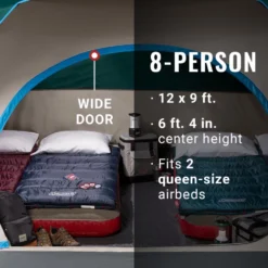 Coleman 8-Person Skydome™ Camping Tent -Northcamp Supply Store 2000035803 GSM ATF 5