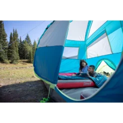 Coleman Kids 50°F Cool-Weather Sleeping Bag, Teal -Northcamp Supply Store 2018 Montana 110 Lifestyle