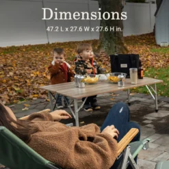 Coleman Living Collection Folding Table 11 Coleman Living Collection Folding Table -Northcamp Supply Store 2149987 LivingCollection FoldingTable ATF5