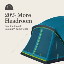 Coleman Skydome™ 6-Person Screen Room Camping Tent With Dark Room™ Technology -Northcamp Supply Store 2155647 ATF5