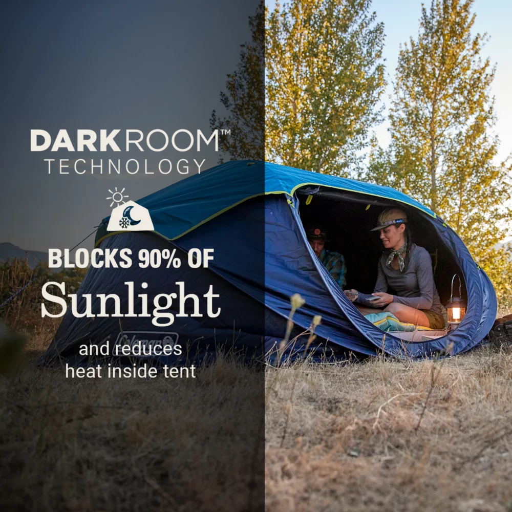Coleman 4-Person Camp Burst™ Pop-Up Tent With Dark Room™ Technology 3 Coleman 4-Person Camp Burst™ Pop-Up Tent With Dark Room™ Technology - Image 3