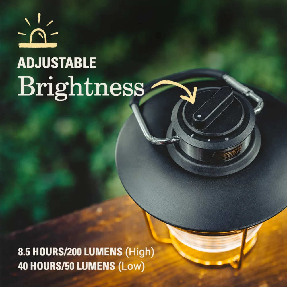 Coleman 1900 Collection™ 200 Lumen LED Lantern 3 Coleman 1900 Collection™ 200 Lumen LED Lantern - Image 3