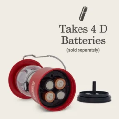 Coleman Classic 500 Lumens LED Lantern, Red -Northcamp Supply Store 2155764 ATF6