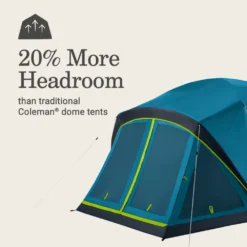 Coleman Skydome™ 4-Person Screen Room Camping Tent With Dark Room™ Technology -Northcamp Supply Store 2155782 ATF5