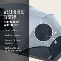 Coleman Skydome™ XL 8-Person Camping Tent With LED Lighting -Northcamp Supply Store 2155785 ATF4