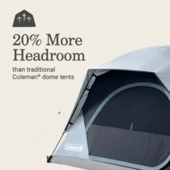 Coleman Skydome™ 4-Person Camping Tent With LED Lighting -Northcamp Supply Store 2155787 ATF4