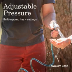 Coleman OneSource Rechargeable Built-In Pump Camp Shower Sprayer -Northcamp Supply Store 2156373 ATF5