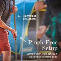 Coleman OASIS™ Lite 7 X 7 Canopy -Northcamp Supply Store 2157497 OasisLite7x7CanopyRed ATF3