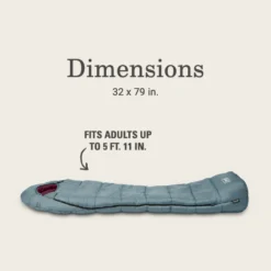 Coleman Tidelands™ 50° Mummy Sleeping Bag -Northcamp Supply Store 2158163 ATF5