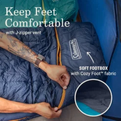 Coleman Big Bay™ 20° Big & Tall Contour Sleeping Bag -Northcamp Supply Store 2158165 ATF6