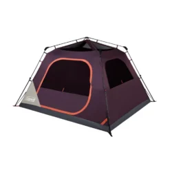 Coleman Skylodge™ 6-Person Instant Camping Tent, Blackberry -Northcamp Supply Store 6P CbnInstnt Blckbrry 2 FrontAngleRight FlyOff
