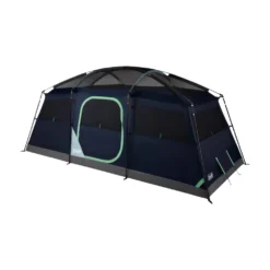 Coleman Sunlodge™ 8-Person Camping Tent, Blue Nights -Northcamp Supply Store 8P20CABIN20CONVENTIONAL Blue20Nights 2 Front Angle Fly20Off Windows20Up