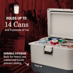 Coleman® Pro 17-Quart Hard Cooler 10 Coleman® Pro 17-Quart Hard Cooler -Northcamp Supply Store ColemanPro 17QT HardCooler ATF4