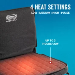 Coleman OneSource™ Heated Stadium Seat With Rechargeable Battery -Northcamp Supply Store Coleman 2000037150 OneSource HeatedStadiumSeat ATF3