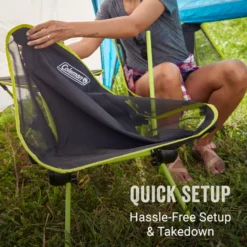 Coleman Mantis Space-Saving Full-Size Low-Profile Chair -Northcamp Supply Store Coleman 2000037227 LowProfileChair ATF3