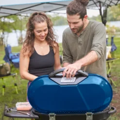 Coleman RoadTrip® X-Cursion 2 Burner Propane Gas Portable Grill -Northcamp Supply Store Coleman 2000037242 X CursionGrill Blue ATF8