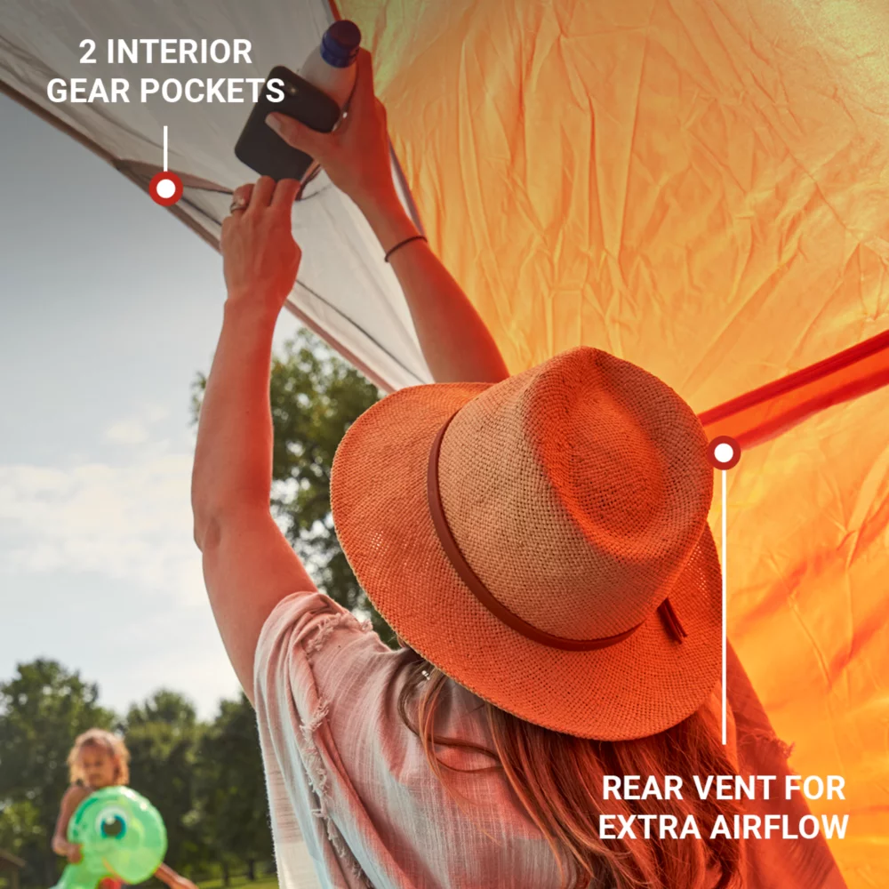 Coleman Skyshade™ Large Compact Beach Shade, Tiger Lily 6 Coleman Skyshade™ Large Compact Beach Shade, Tiger Lily - Image 6