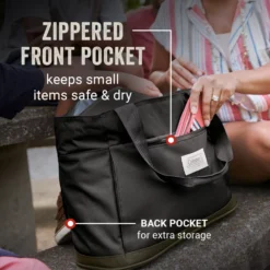 Coleman Outlander™ 20-Can Soft Cooler Tote -Northcamp Supply Store Coleman 2000037591 Outlander Black 20Can ATF4