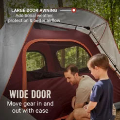 Coleman Skylodge™ 4-Person Instant Camping Tent, Blackberry -Northcamp Supply Store Coleman 2000038277 Skylodge Instant 4P ATF4