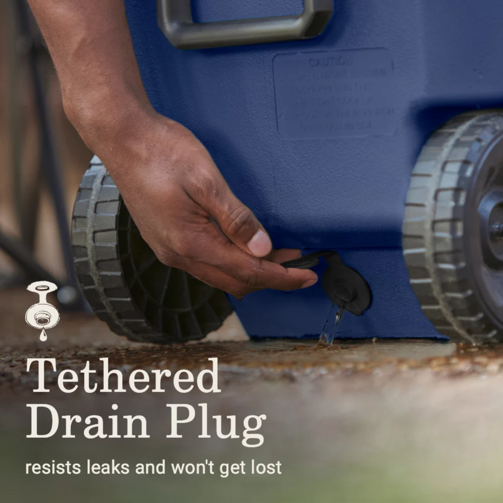 Coleman 316 Series™ 100-Quart Wheeled Cooler 4 Coleman 316 Series™ 100-Quart Wheeled Cooler - Image 4