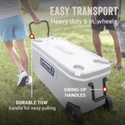 Coleman 316 Series™ 100-Quart Marine Wheeled Cooler -Northcamp Supply Store Coleman 316 Series 100QT Marine ATF3