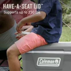 Coleman 316 Series™ 65-Quart Wheeled Cooler -Northcamp Supply Store Coleman 316 Series 65QT Rock ATF6