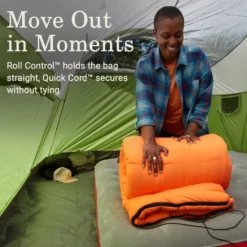 Coleman Arch Bay™ 15°F Big & Tall Sleeping Bag -Northcamp Supply Store Coleman ArchBay SleepingBags 15F Daffodil BT ATF6