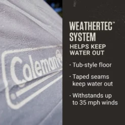 Coleman Blue Springs II™ 8-Person Camping Tent -Northcamp Supply Store Coleman BlueSpringsTents 8P StormGray ATF2