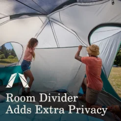 Coleman Blue Springs II™ 8-Person Camping Tent -Northcamp Supply Store Coleman BlueSpringsTents 8P StormGray ATF3