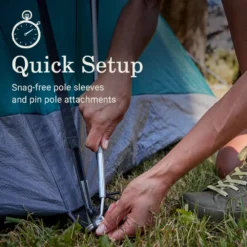 Coleman Blue Springs II™ 8-Person Camping Tent -Northcamp Supply Store Coleman BlueSpringsTents 8P StormGray ATF5