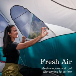 Coleman Blue Springs II™ 8-Person Camping Tent -Northcamp Supply Store Coleman BlueSpringsTents 8P StormGray ATF6