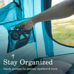 Coleman® Camp Burst™ 4-Person Camping Tent -Northcamp Supply Store Coleman CampBurstTents 4P ScubaBlue ATF5