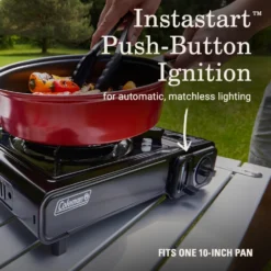 Coleman Classic 1-Burner Butane Camping Stove -Northcamp Supply Store Coleman Classic 1BurnerButaneCampingStove ATF5