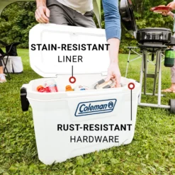 Coleman 316 Series™ 52-Quart Marine Hard Cooler 9 Coleman 316 Series™ 52-Quart Marine Hard Cooler -Northcamp Supply Store Coleman MtLoganATF 52 QT Marine 04retouchedLid