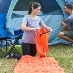 Coleman Kompact™ Premium Inflatable Camp Pad -Northcamp Supply Store Coleman PremiumCampPad TigerLily ATF6