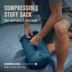 Coleman Kompact™ 40°F Big & Tall Contour Sleeping Bag -Northcamp Supply Store Coleman SleepingBagContour40D Space ATF3