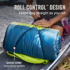Coleman Kompact™ 40°F Big & Tall Contour Sleeping Bag -Northcamp Supply Store Coleman SleepingBagContour40D Space ATF6
