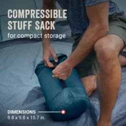 Coleman Kompact™ 20°F Rectangle Sleeping Bag 8 Coleman Kompact™ 20°F Rectangle Sleeping Bag -Northcamp Supply Store Coleman SleepingBagRectangle 20D Caribbean ATF3