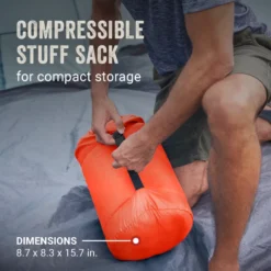 Coleman Kompact™ 40°F Rectangle Sleeping Bag -Northcamp Supply Store Coleman SleepingBagRectangle 40D TigerLily ATF3