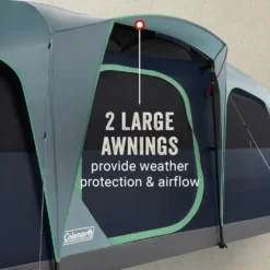 Coleman Sunlodge™ 10-Person Camping Tent, Blue Nights -Northcamp Supply Store Coleman Sunlodge BlueNights ATF5 1