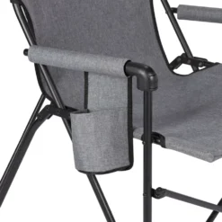 Coleman Forester Series Sling Chair -Northcamp Supply Store HKDSlingChair CationicGrey Cupholder20Feature 2000035921